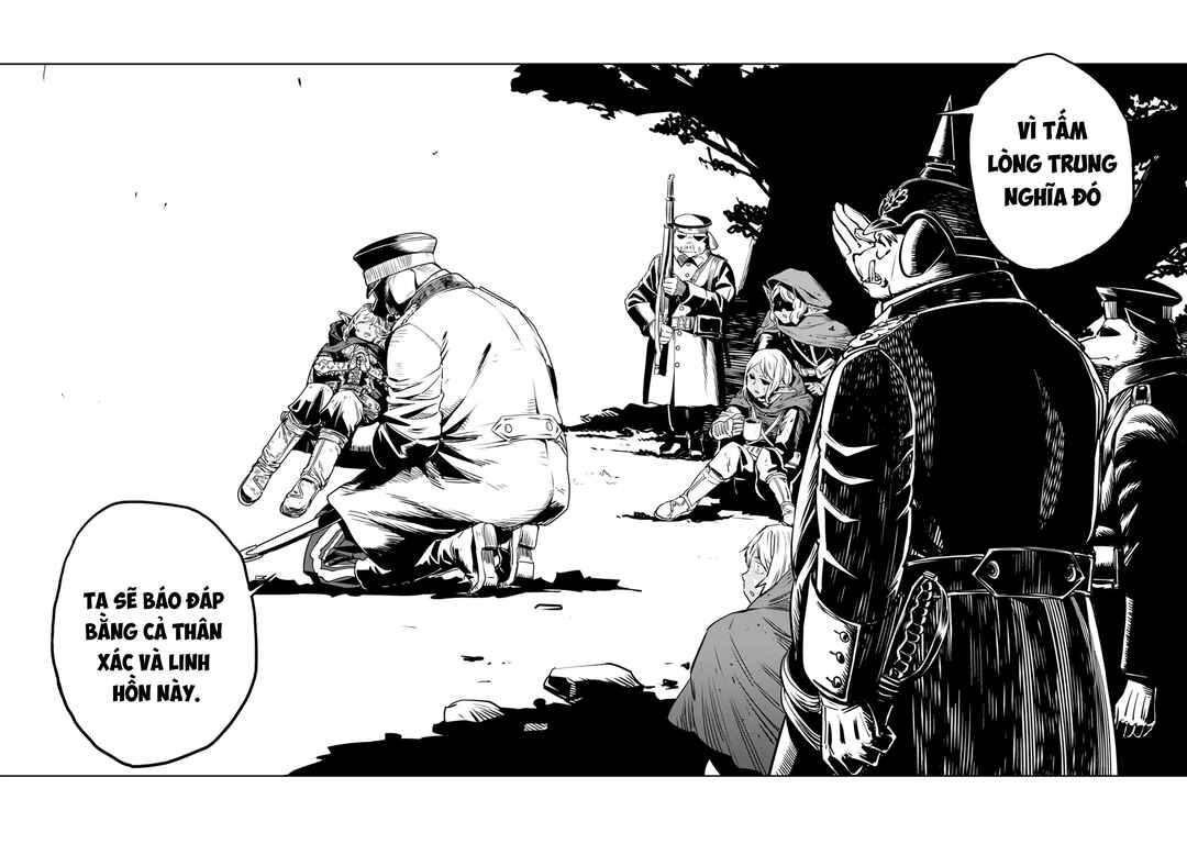 Orcsen Oukokushi ~Yaban na Orc no Kuni wa, Ikanishite Heiwa na Elf no Kuni wo Yakiharau ni Itatta ka~ Chapter 1 - Page 61