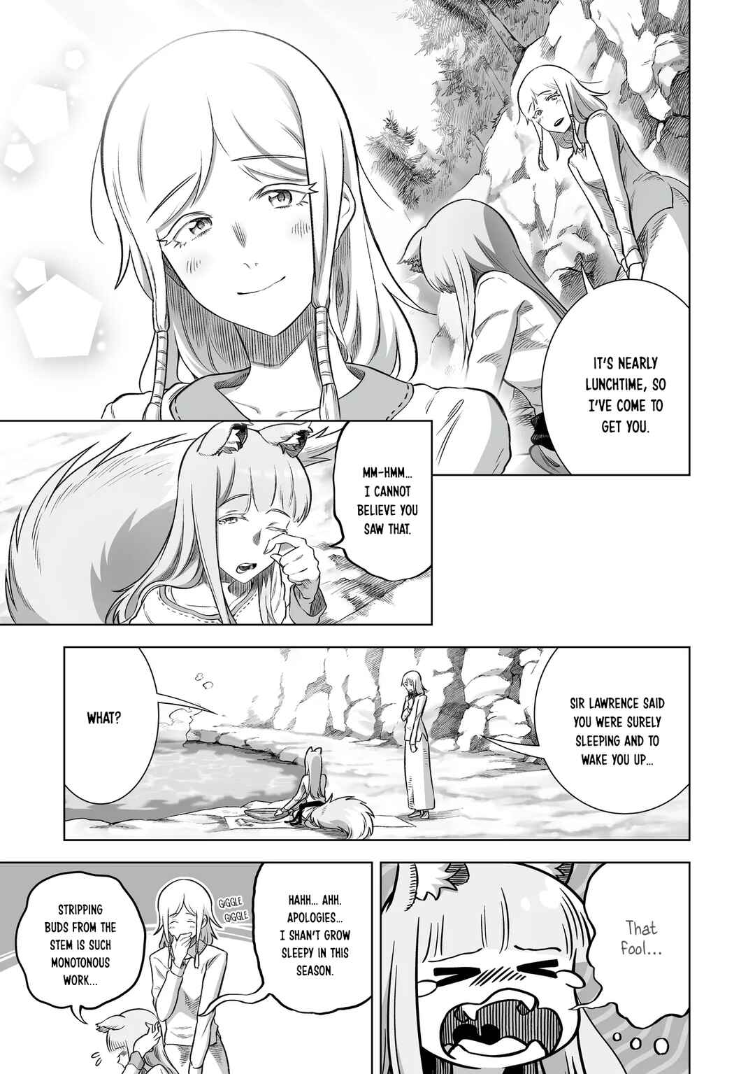 Ookami to Koushinryou: Spring Log Chapter 9 - Page 3
