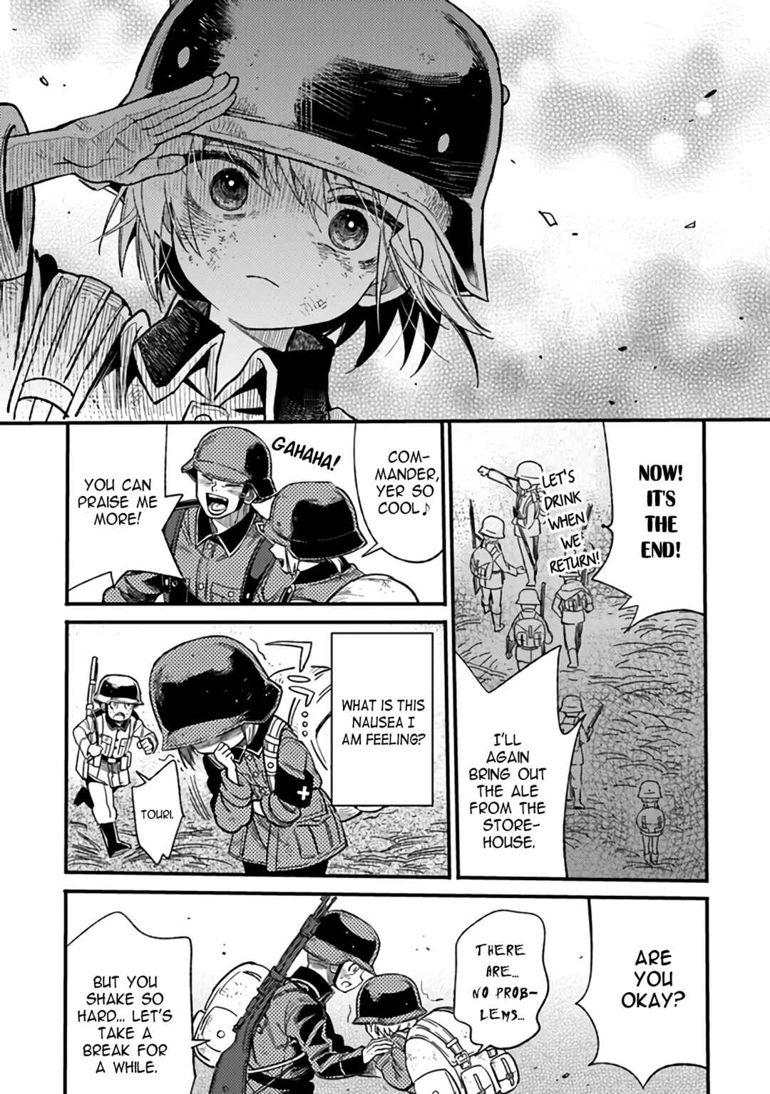 TS Eiseihei-san no Senjou Nikki Chapter 4 - Page 15