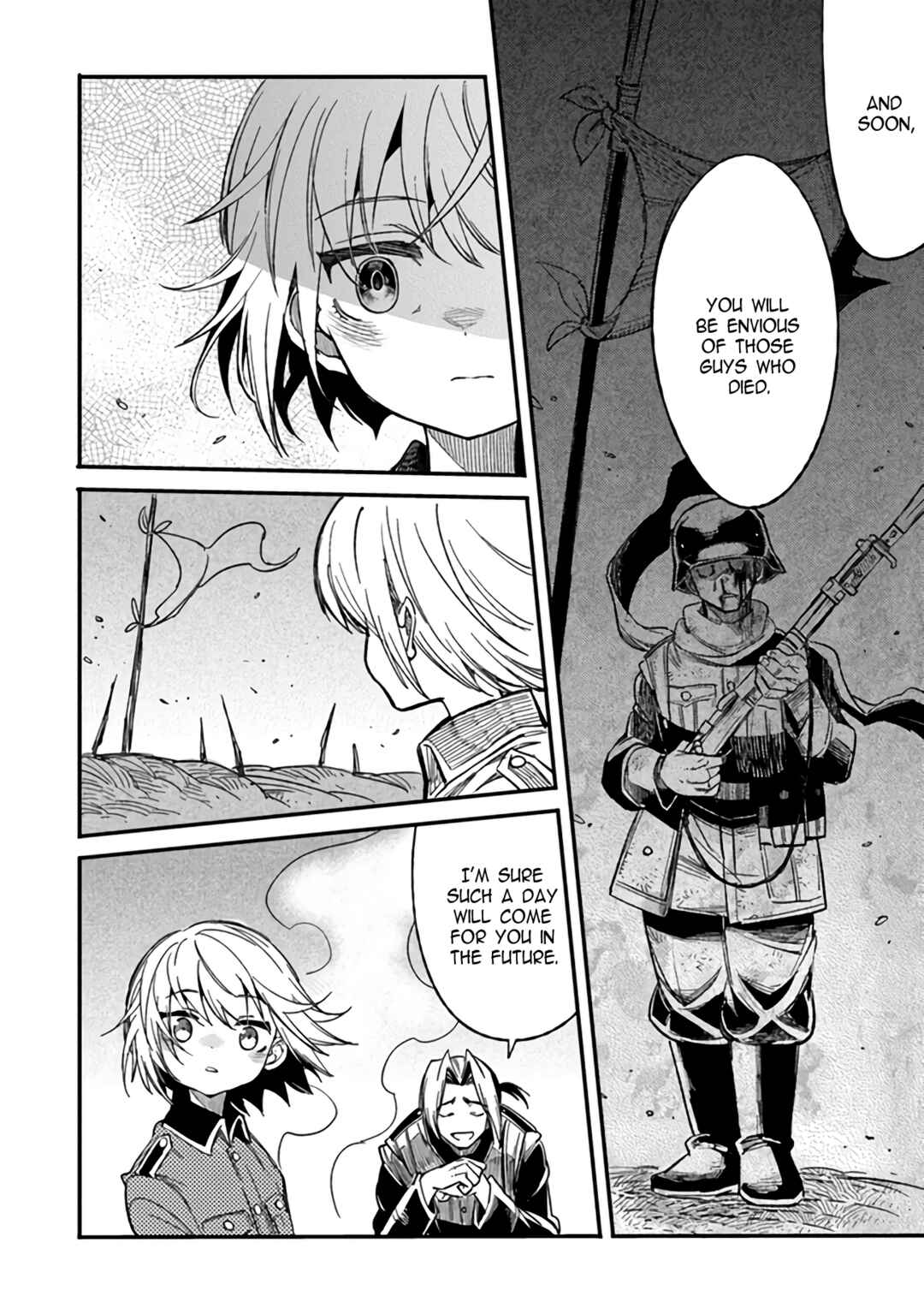 TS Eiseihei-san no Senjou Nikki Chapter 4 - Page 22