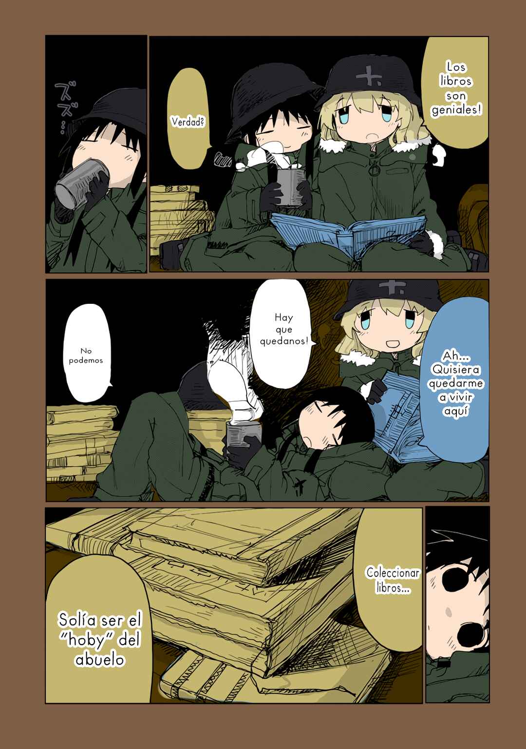 Shoujo Shuumatsu Ryokou (Fan Colored) Chapter 38 - Page 16