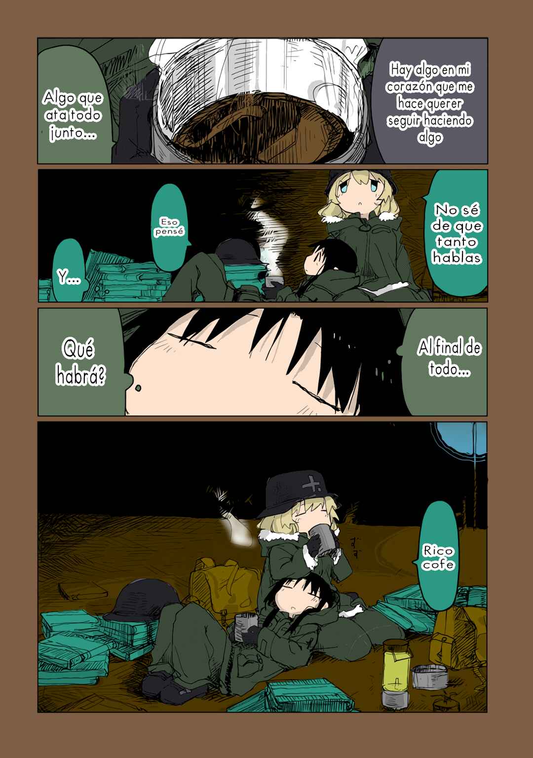 Shoujo Shuumatsu Ryokou (Fan Colored) Chapter 38 - Page 19