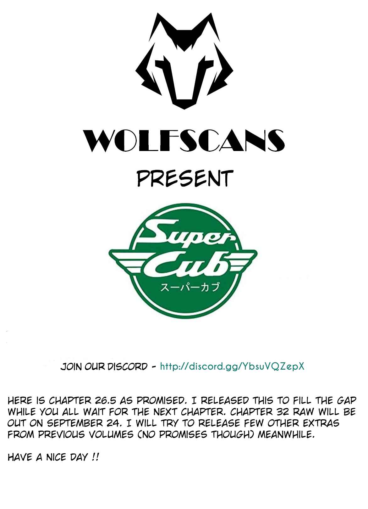 Super Cub Chapter 26.5 - Page 11