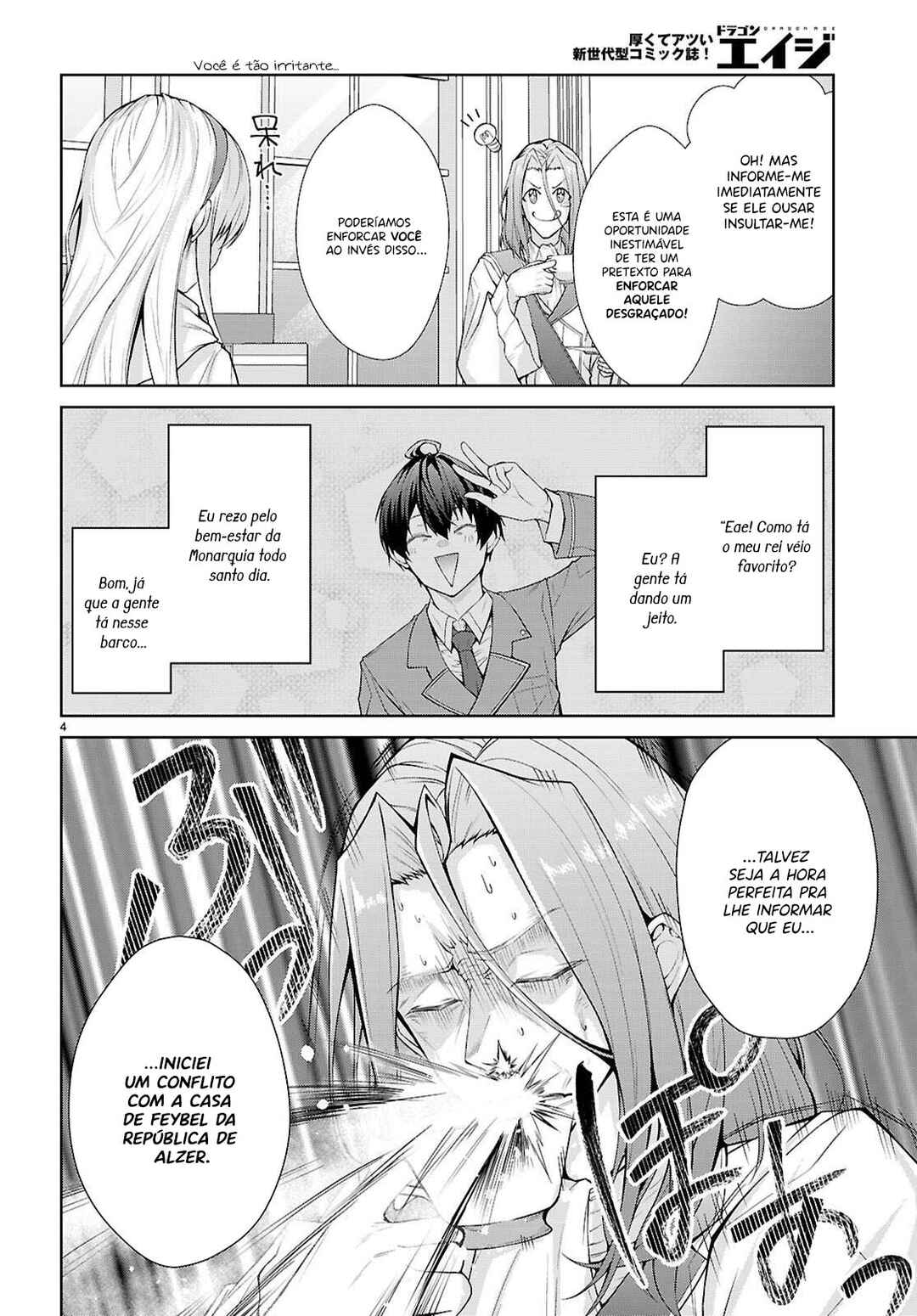 Otome Game Sekai wa Mob ni Kibishii Sekai desu (Kyouwakoku-hen) Chapter 6 - Page 6