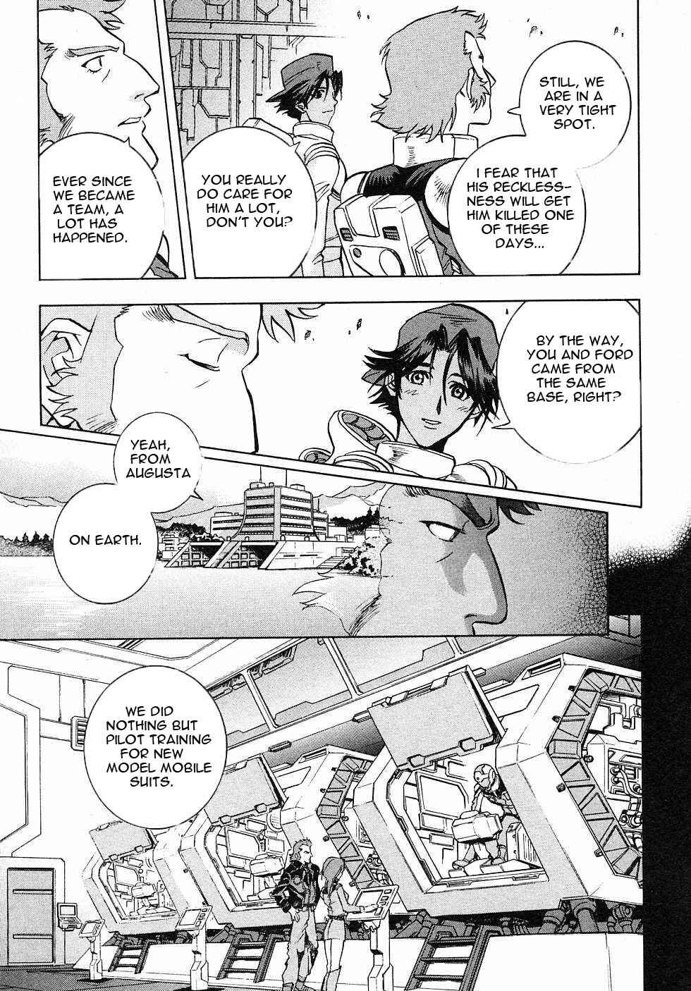 Mobile Suit Gundam Gaiden REBELLION: Space, at the End of a Flash... Chapter 3 - Page 12