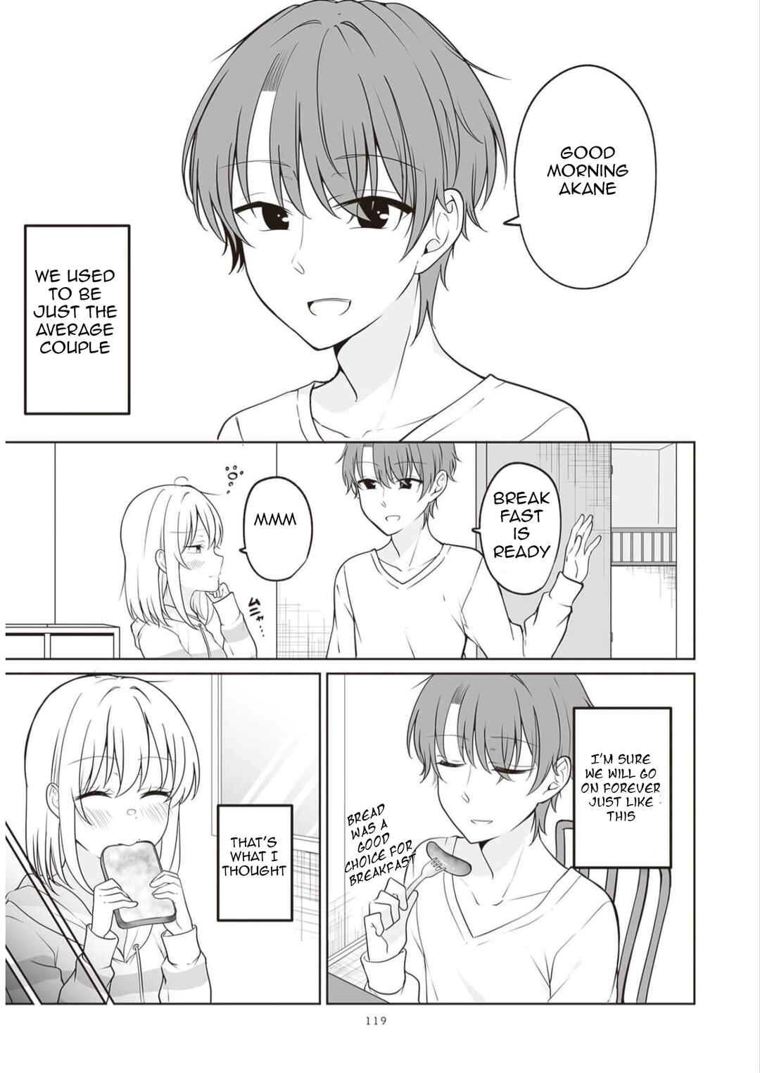 Aru Hi Kareshi ga Onnanoko ni Natteshimata Couple no Nichijou Chapter 50.5 - Page 1