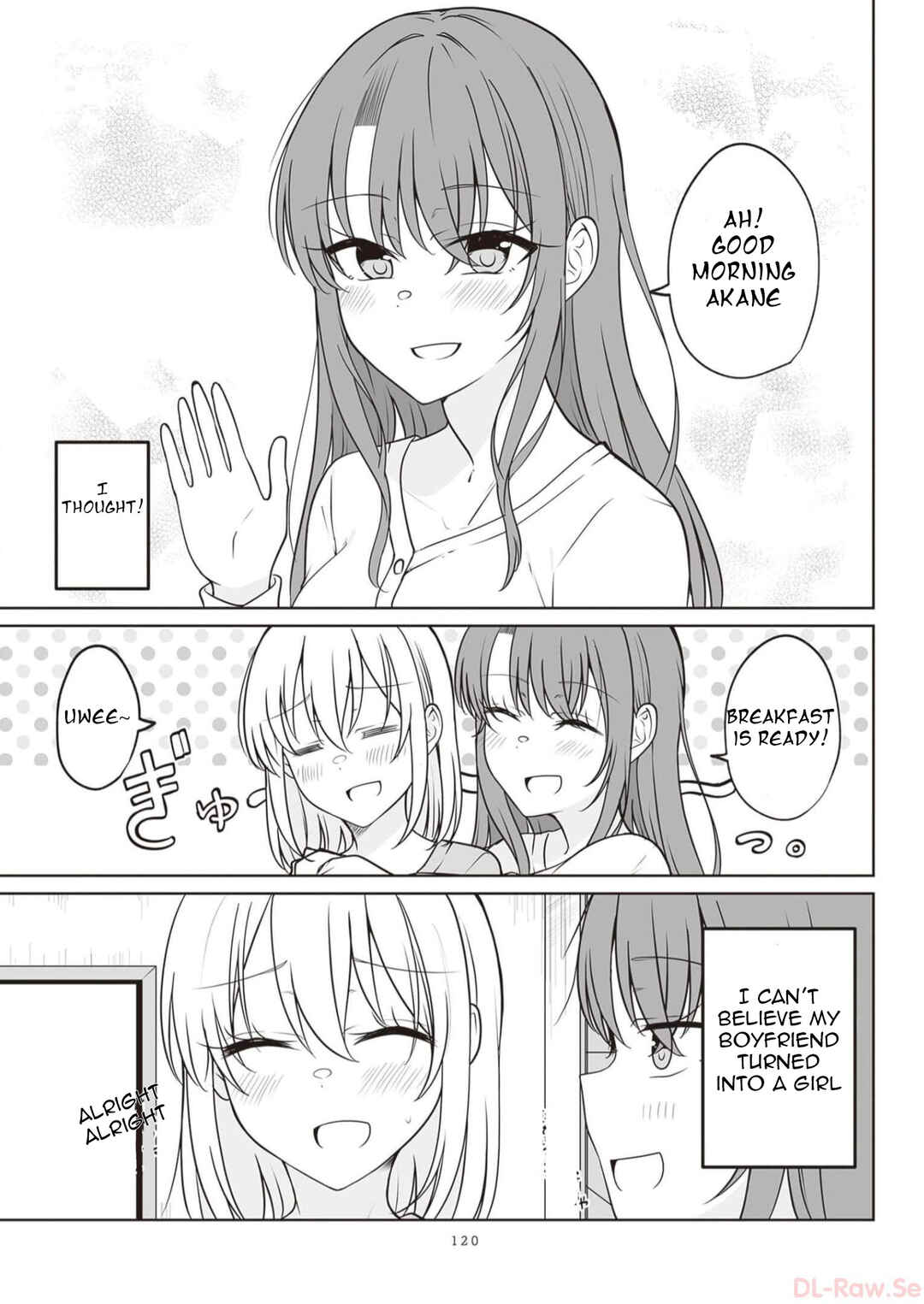 Aru Hi Kareshi ga Onnanoko ni Natteshimata Couple no Nichijou Chapter 50.5 - Page 2