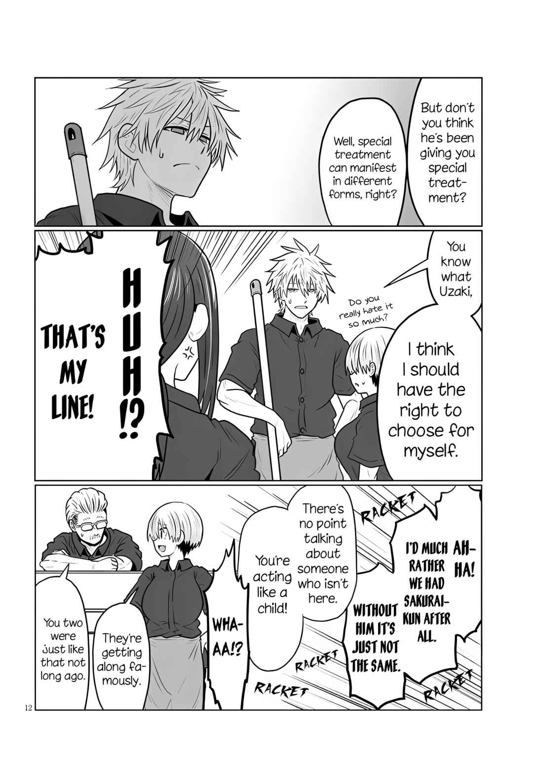 Uzaki-chan wa Asobitai! Chapter 130 - Page 12