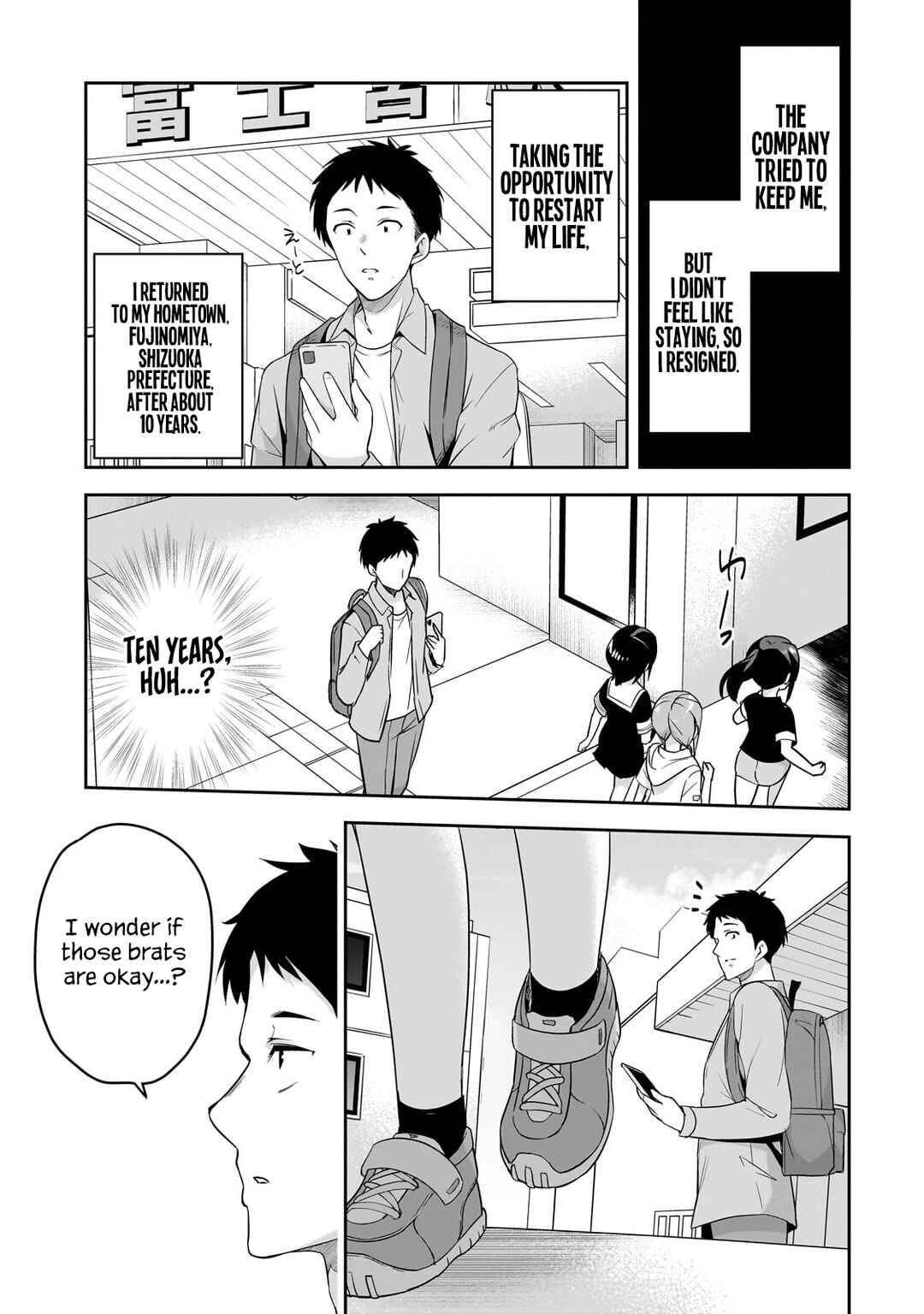 10-Nen Buri ni Saikai shita Kusogaki wa Seijun Bishoujo JK ni Seichou shiteita Chapter 1 - Page 7