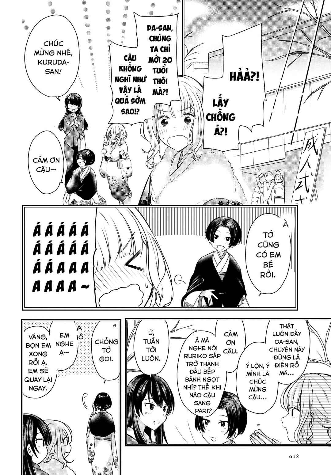 Onna Tomodachi to Kekkon Shitemita. Chapter 1 - Page 9