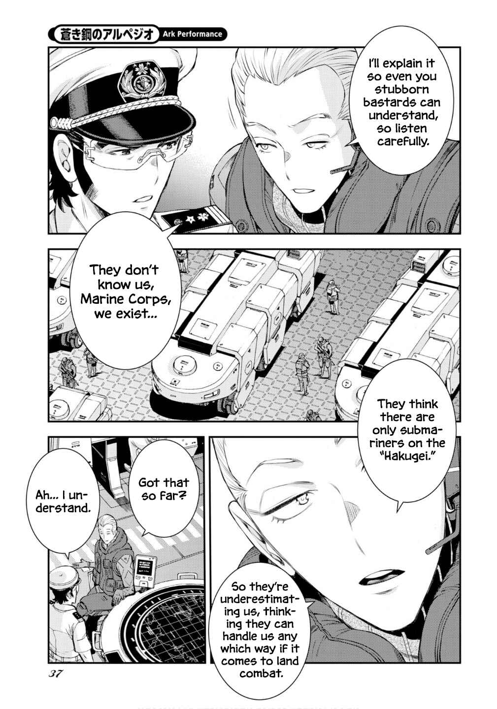 Aoki Hagane no Arpeggio Chapter 174 - Page 14