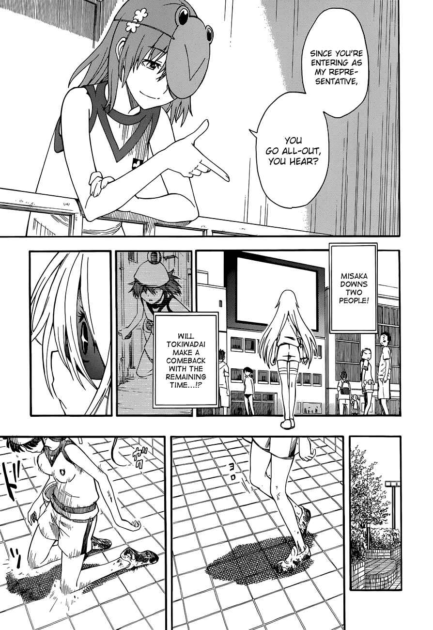 Toaru Majutsu no Index Gaiden: Toaru Kagaku no Railgun Chapter 46 - Page 13