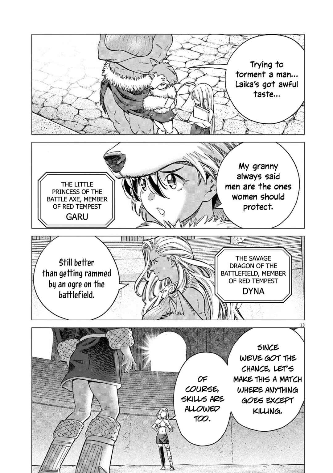 Ato Muika de Horobiru Gakeppuchi Kokka no Harem ni Shoukan sareteshimatta Chapter 4 - Page 13
