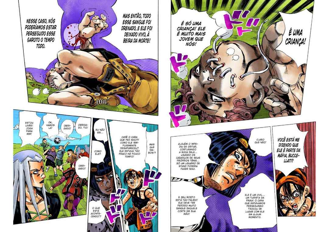 JoJo no Kimyou na Bouken: Part 5 - Ougon no Kaze Color-ban Chapter 110 - Page 10