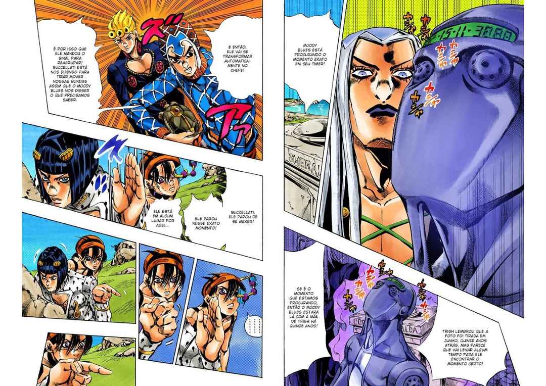 JoJo no Kimyou na Bouken: Part 5 - Ougon no Kaze Color-ban Chapter 110 - Page 4
