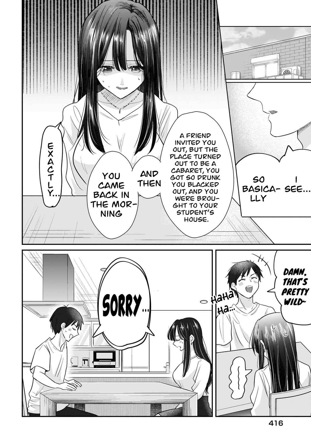 Hitodzuma Kyoushi ga Oshiego no Joshi koukousei ni do hamari suru Hanashi Chapter 4 - Page 2