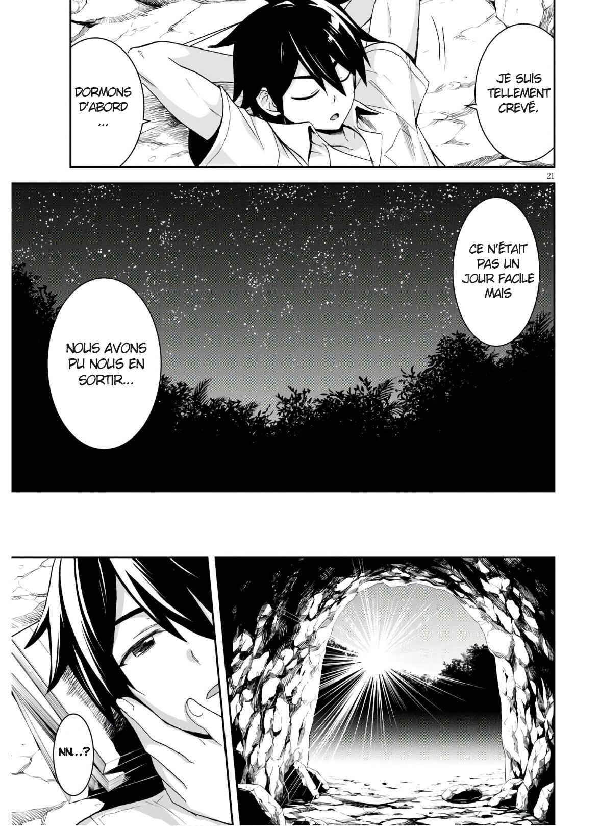 Isekai Yurutto Survival Seikatsu ~Gakkou no Minna to Isekai no Mujintou ni Tenishitakedo Ore Dake Rakushou desu~ Chapter 3 - Page 22
