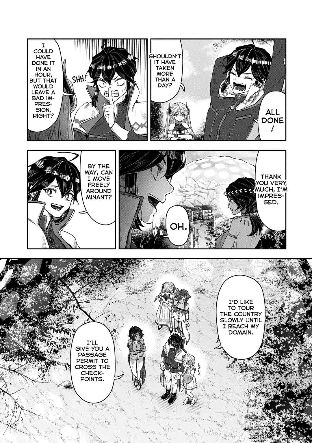 Kuni ni Saikyou no Barrier wo Hattara Heiwa ni Narisugite Tsuihousaremashita ~Ore no Mahou ga Yabasugite, Bijo to Mazoku ni Kakomarerun da ga!?~ Chapter 6 - Page 8