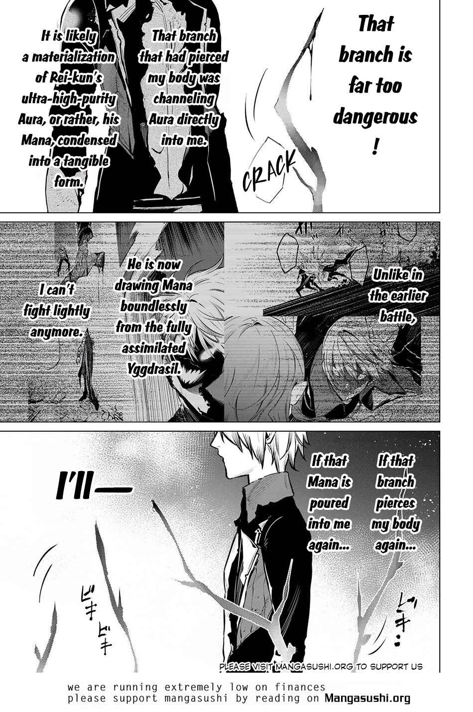 SSS-Rank Dungeon de Knife Ippon Tewatasare Tsuihou Sareta Shiro Madoushi - Yggdrasil no Noroi ni Yori Jakuten de Aru Maryoku Fusoku wo Kokufukushi Sekai Saikyou e to Itaru Chapter 23.3 - Page 7