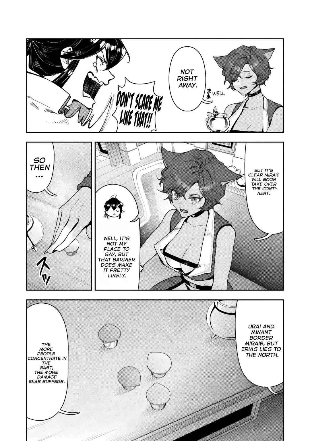 Kuni ni Saikyou no Barrier wo Hattara Heiwa ni Narisugite Tsuihousaremashita ~Ore no Mahou ga Yabasugite, Bijo to Mazoku ni Kakomarerun da ga!?~ Chapter 13 - Page 12