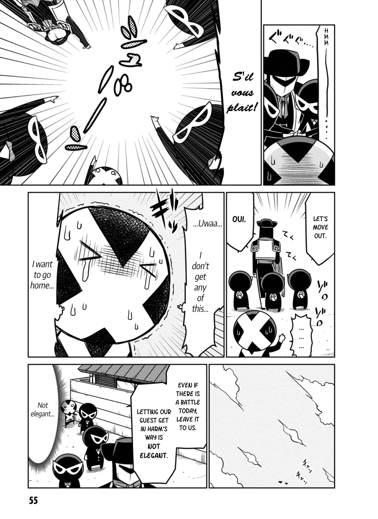 Zannen Onna Kanbu Black General-san Chapter 40 - Page 3