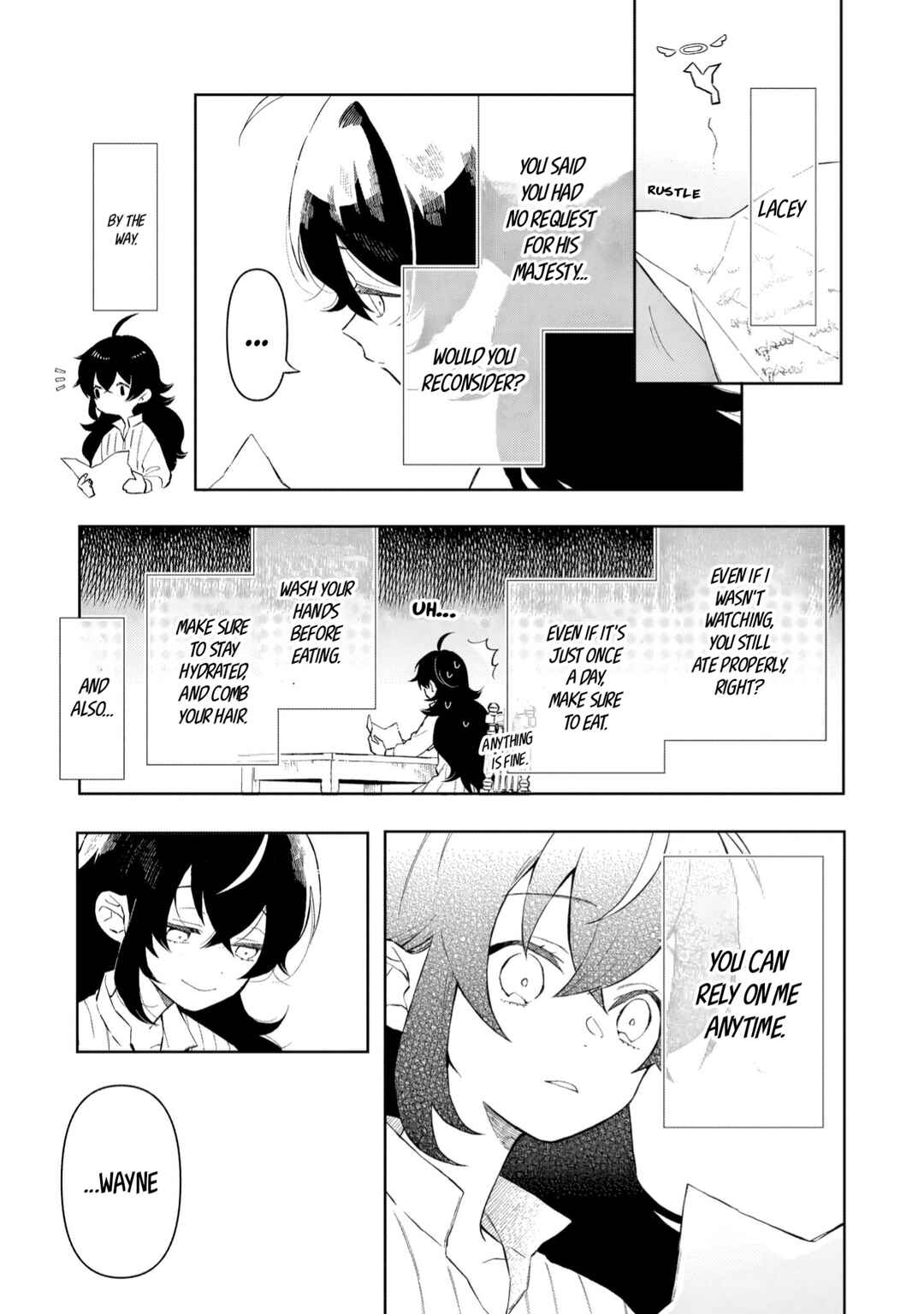 Akatsuki no Majo Lacey wa Jiyuu ni Ikitai: Maou Toubatsu o Oeta node, Nonbiri Omise o Hirakimasu Chapter 2 - Page 10