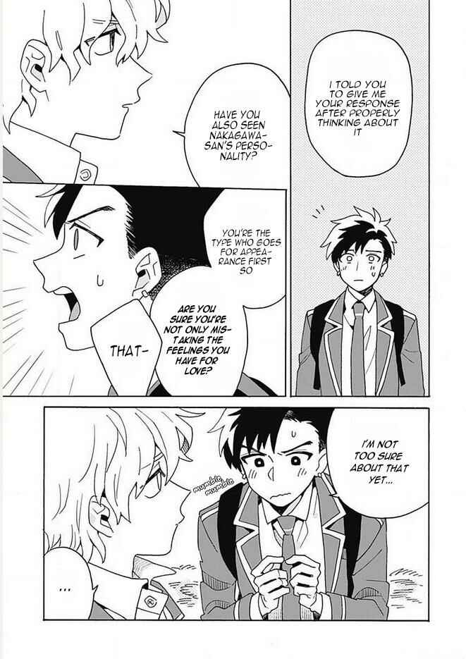 Galge no Sekai de Shinyuu ♂ ga Ore o Sukida to Iidashite!? Chapter 2 - Page 14