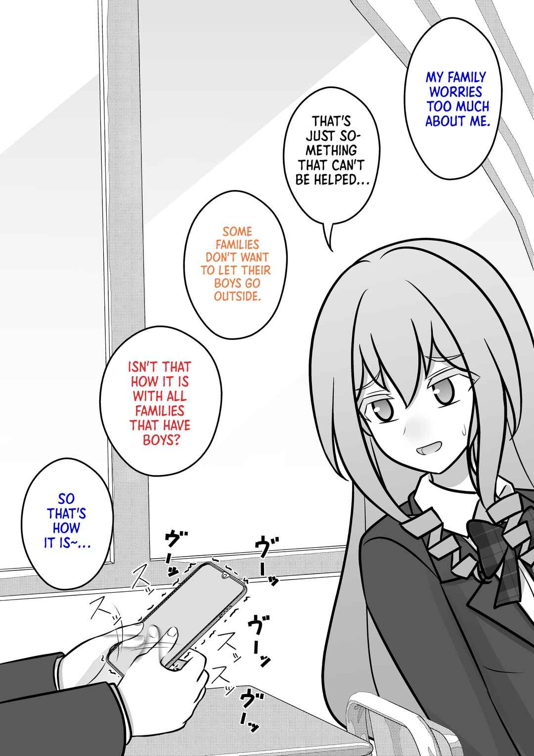 Danjo-hi 1:39 no Heikou Sekai wa Omoi no Hoka Futsuu Chapter 103 - Page 2