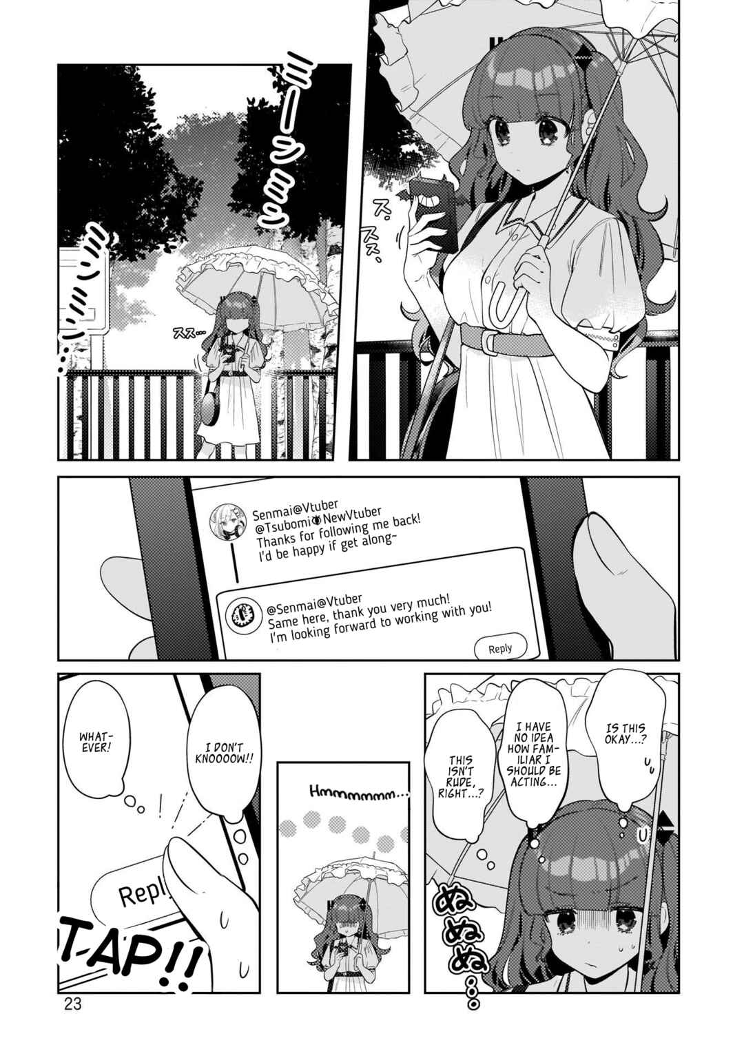 Oshi V ga Oshiego de Watashi ga Mama de!? Chapter 10 - Page 1