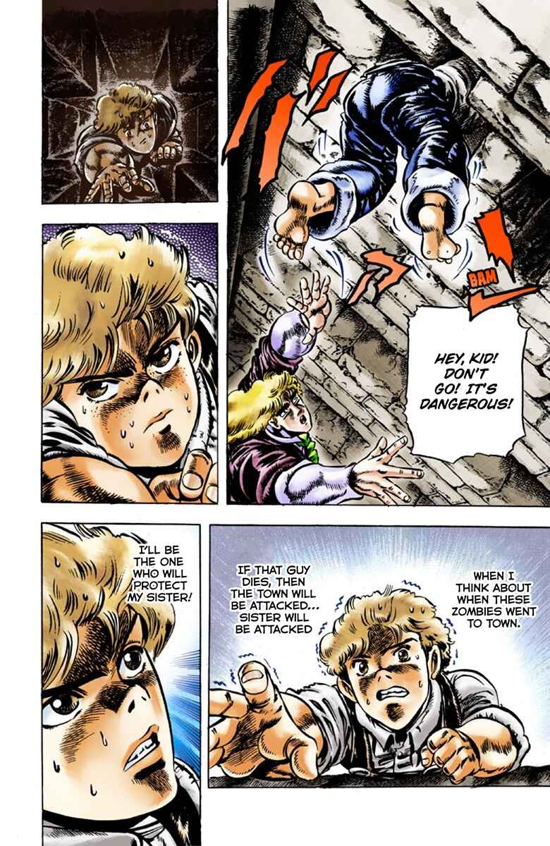 JoJo no Kimyou na Bouken: Part 1 - Phantom Blood Color-ban Chapter 33 - Page 16