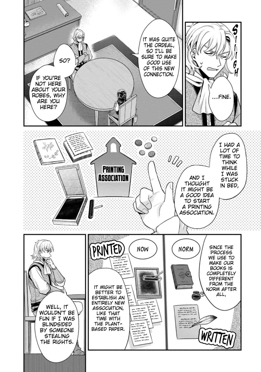 Honzuki no Gekokujou: Shisho ni Naru tame ni wa Shudan o Erandeiraremasen—Dai-2 Bu: Hon no Tamenara Miko ni Naru! Chapter 39 - Page 23