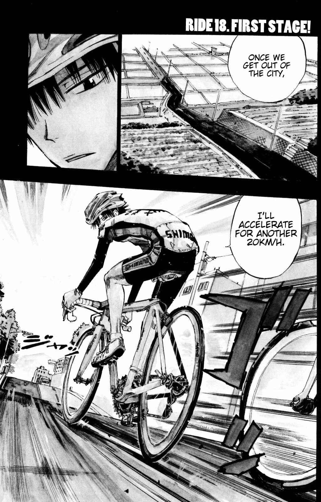 Yowamushi Pedal Chapter 18 - Page 1