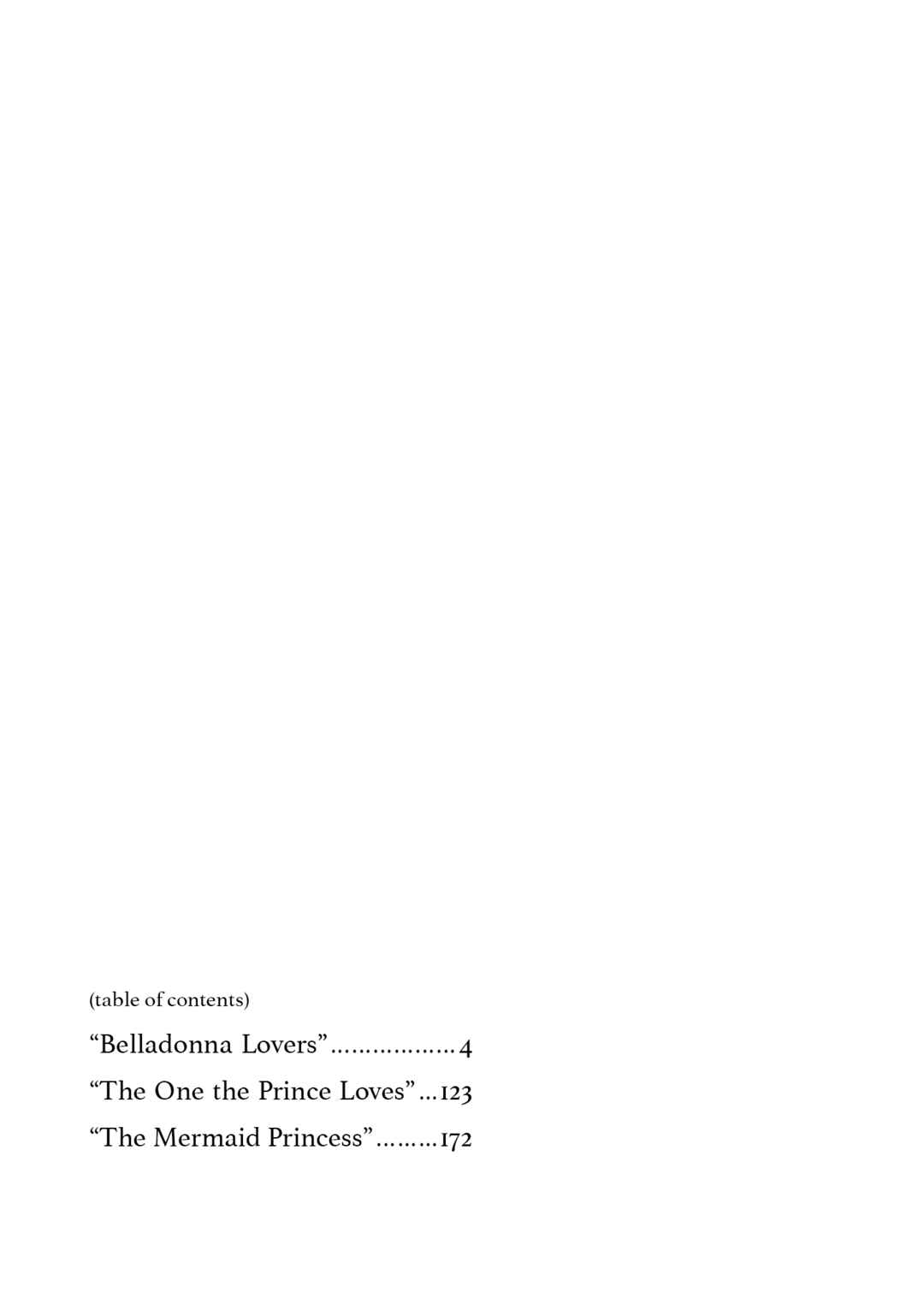 Belladonna no Koibito Chapter ? - Page 4