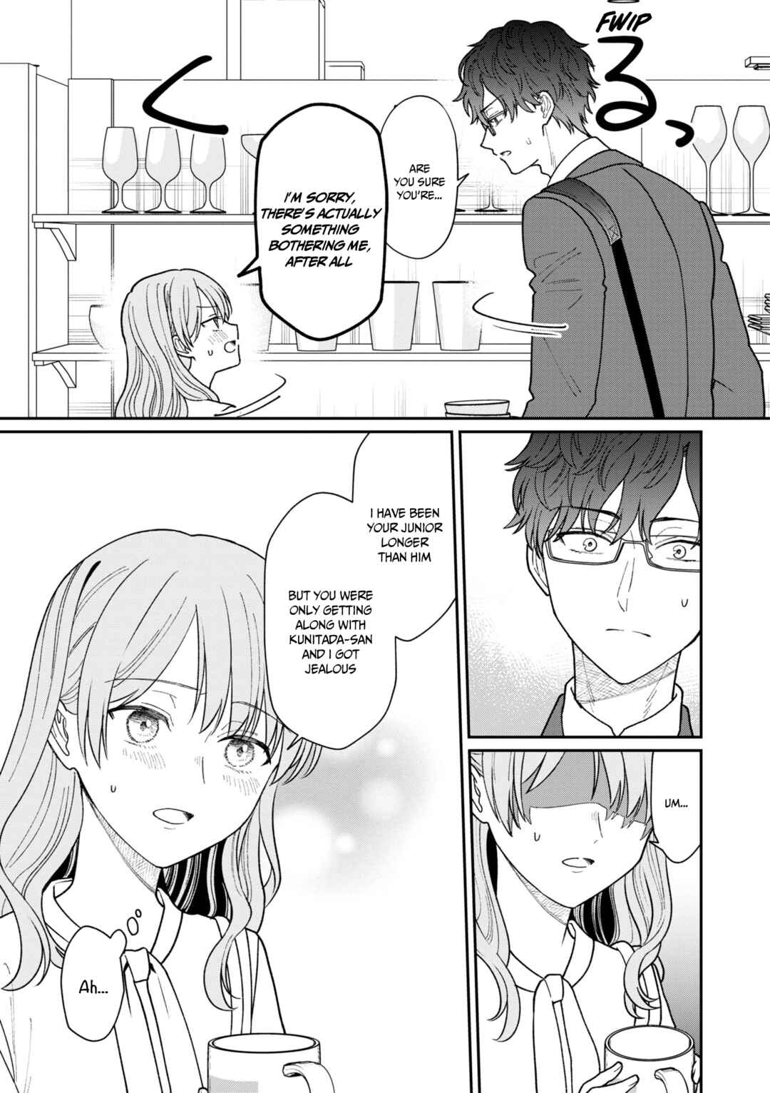 Kuuki ga "Yomeru" Shinnyuu Shain to Buaisou na Senpai Chapter 32.5 - Page 8