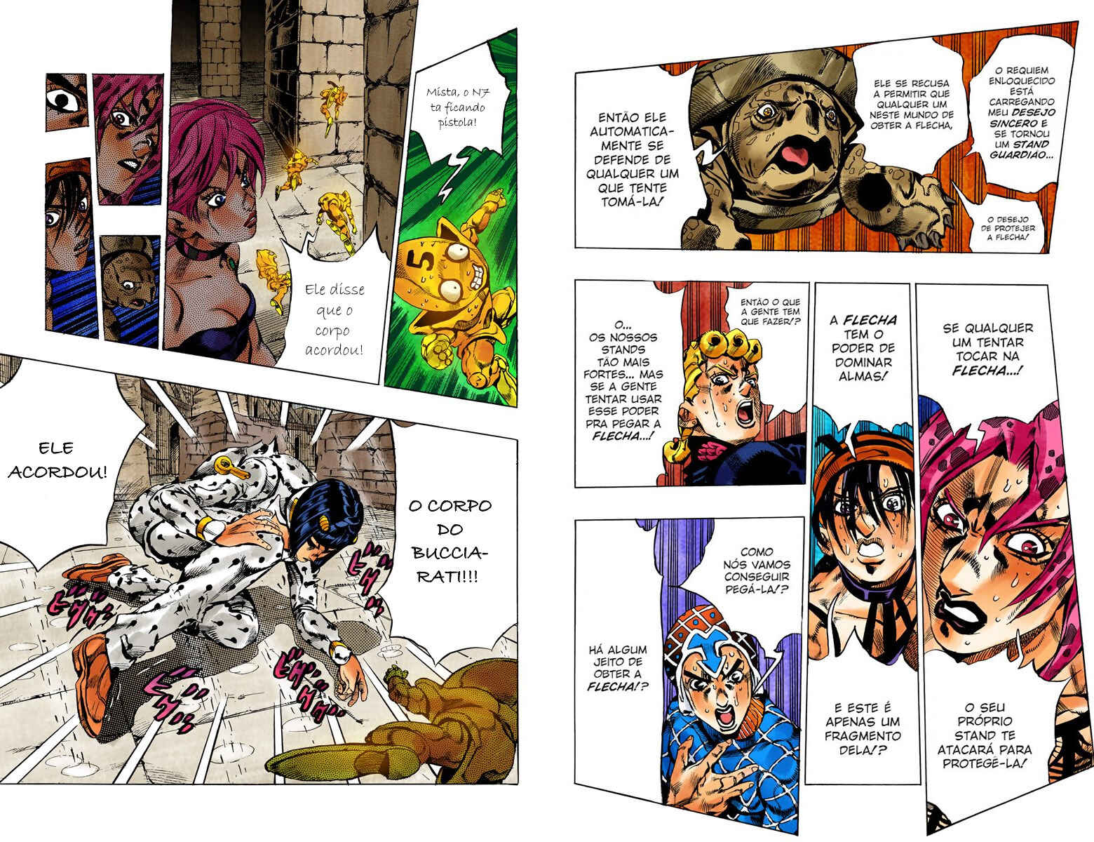 JoJo no Kimyou na Bouken: Part 5 - Ougon no Kaze Color-ban Chapter 136 - Page 10