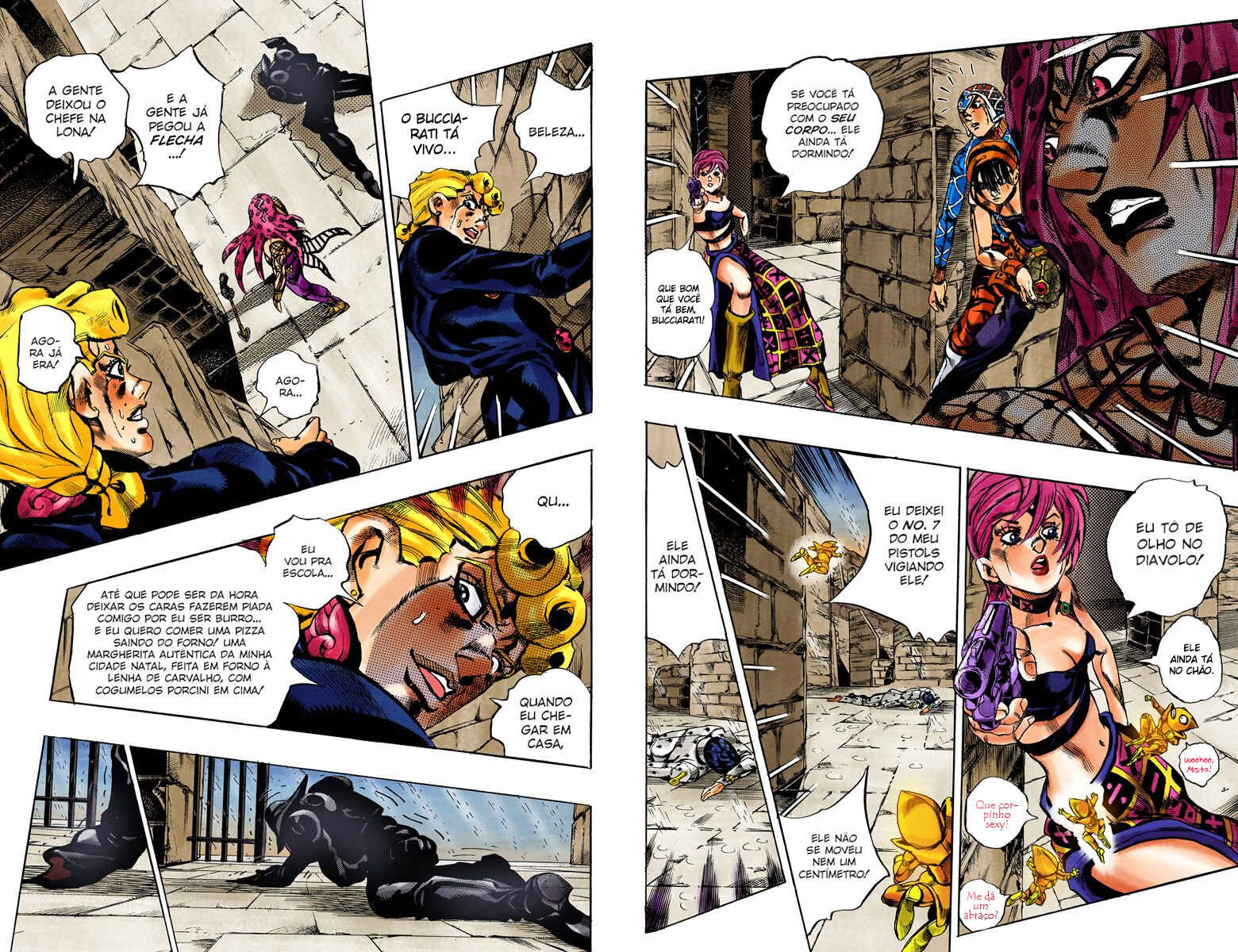 JoJo no Kimyou na Bouken: Part 5 - Ougon no Kaze Color-ban Chapter 136 - Page 3