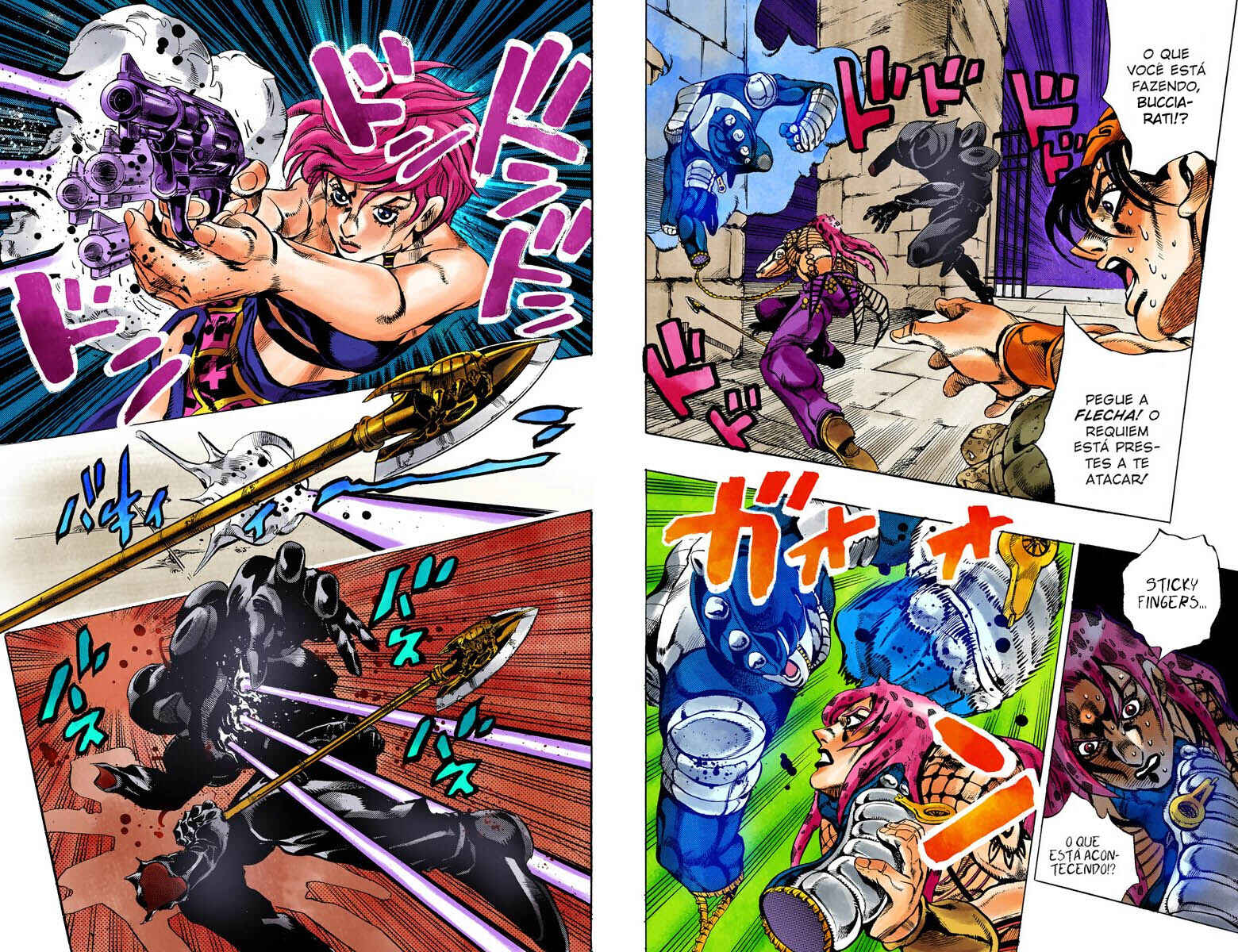 JoJo no Kimyou na Bouken: Part 5 - Ougon no Kaze Color-ban Chapter 136 - Page 6