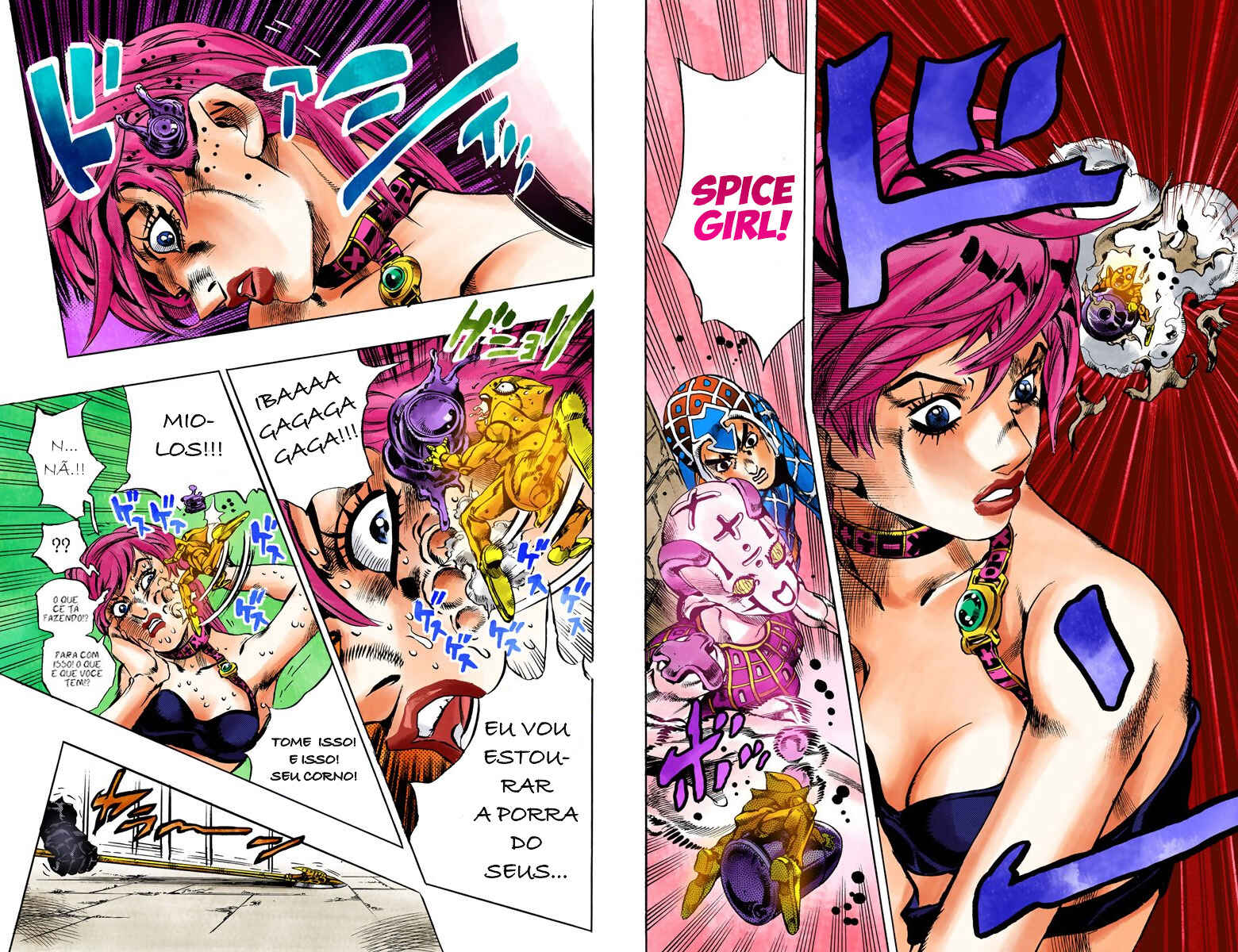 JoJo no Kimyou na Bouken: Part 5 - Ougon no Kaze Color-ban Chapter 136 - Page 8