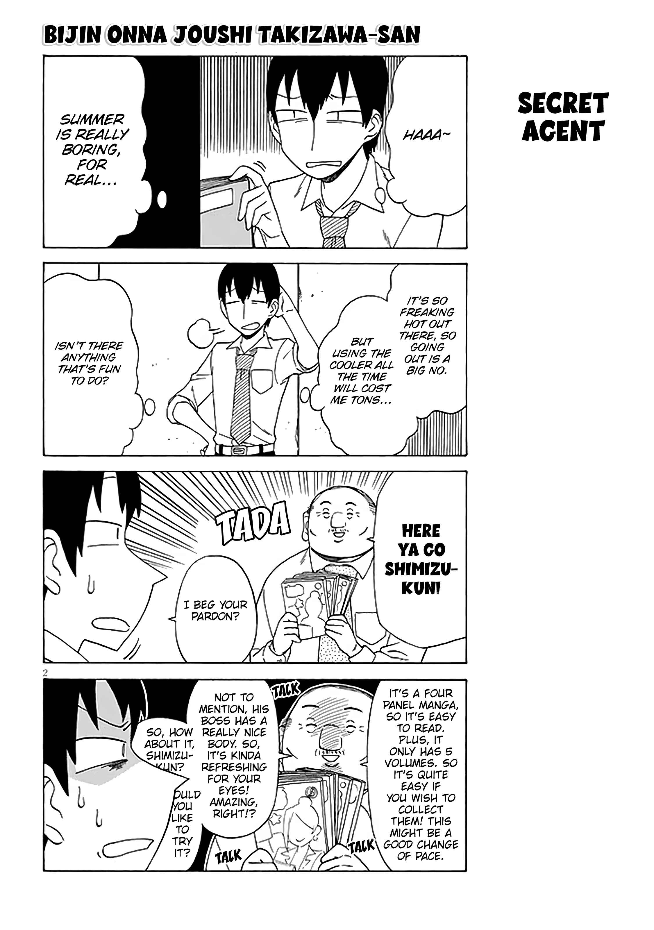Bijin Onna Joushi Takizawa-san Chapter 119.5 - Page 2