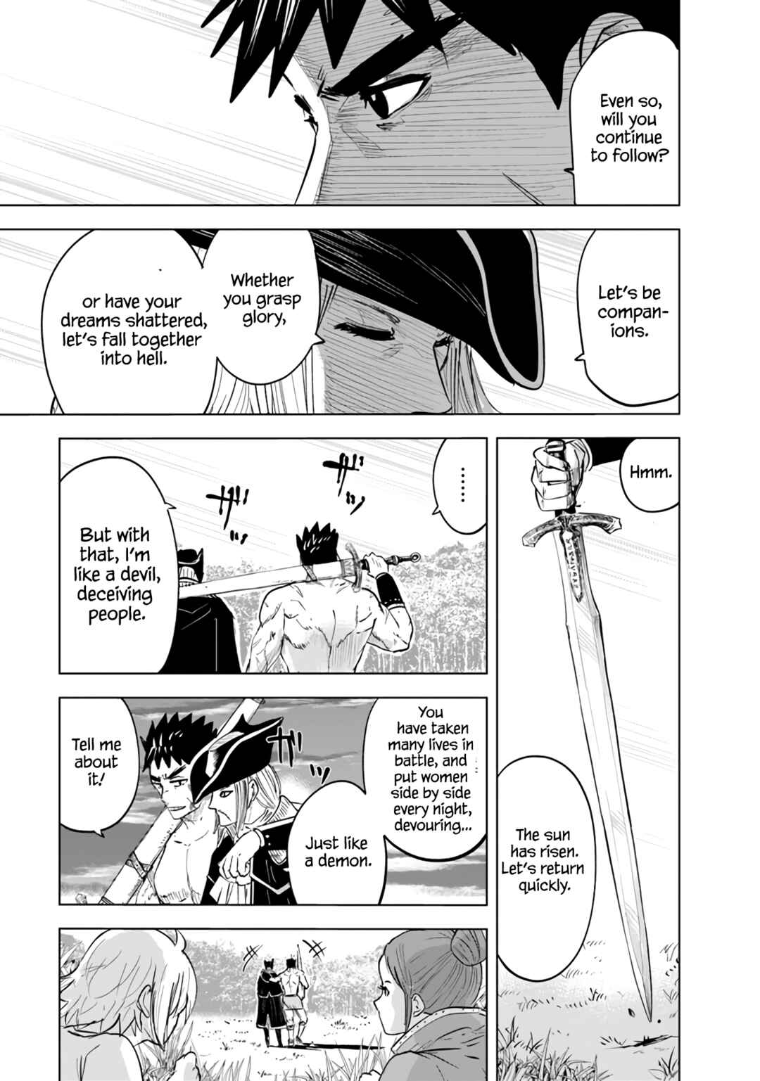 Oukoku e Tsuzuku Michi - Dorei Kenshi no Nariagari Harem Life Chapter 64 - Page 35
