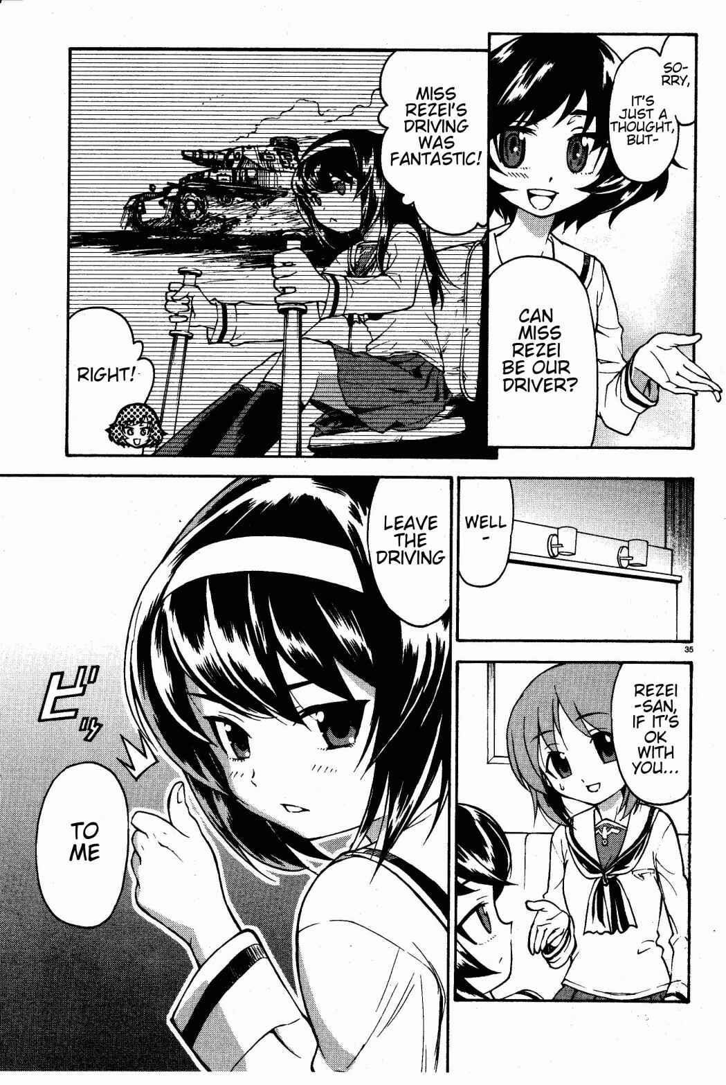 Girls und Panzer Chapter 2 - Page 34