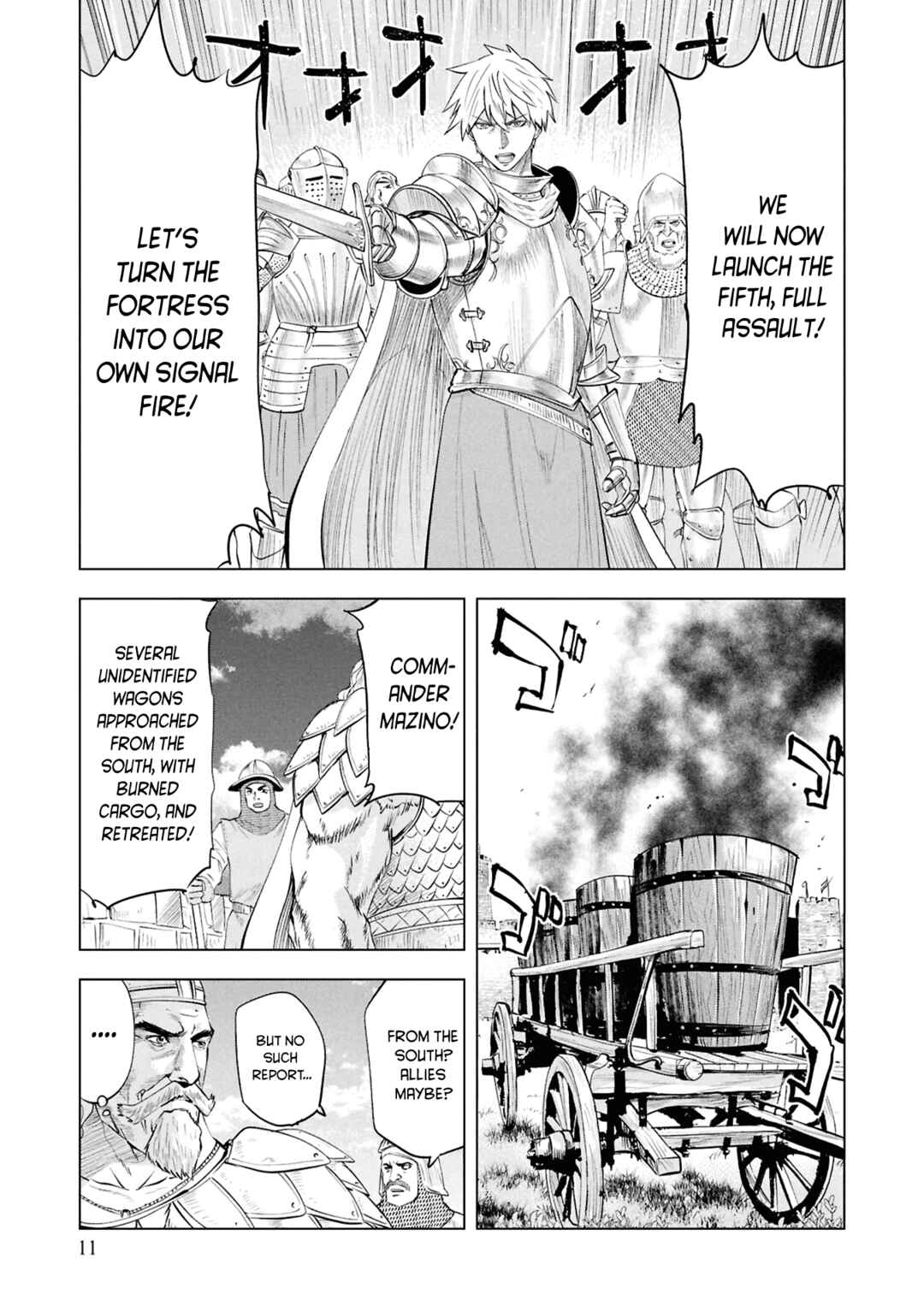 Oukoku e Tsuzuku Michi - Dorei Kenshi no Nariagari Harem Life Chapter 96 - Page 12