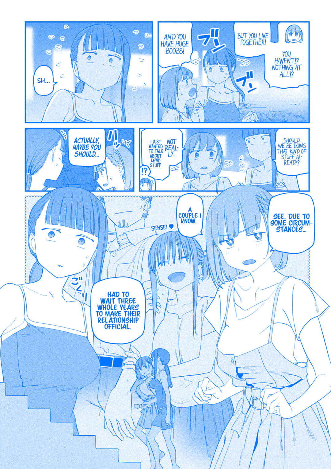 Getsuyoubi no Tawawa (Blue) (Fan Colored) Chapter 62 - Page 8
