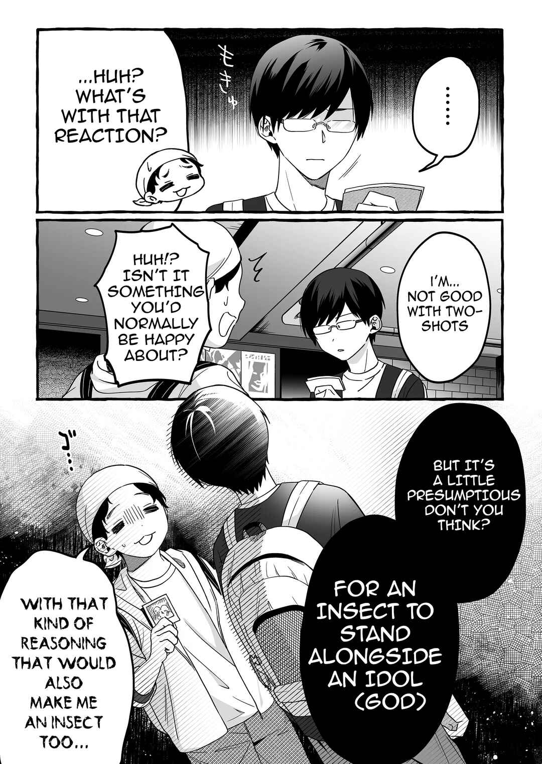 Damedol to Sekai ni 1-nin dake no Fan Chapter 4 - Page 5