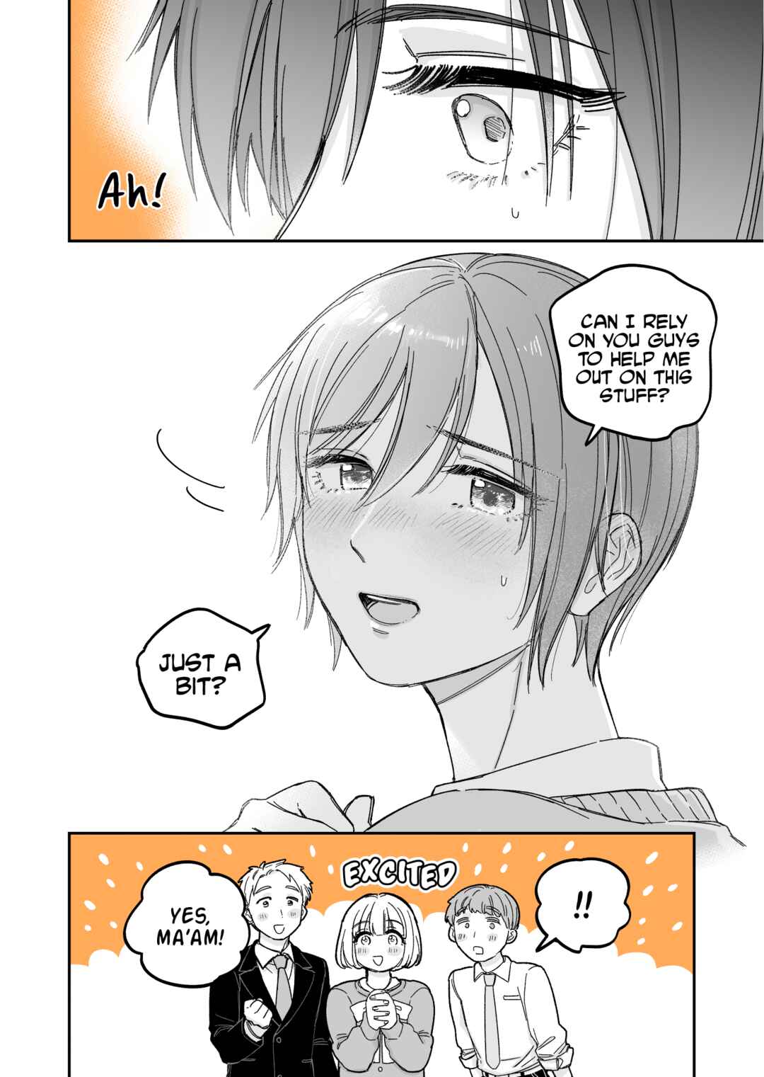 Genkai OL to Joshi Daisei ga 〇〇 Suru Hanashi Chapter 6.1 - Page 4