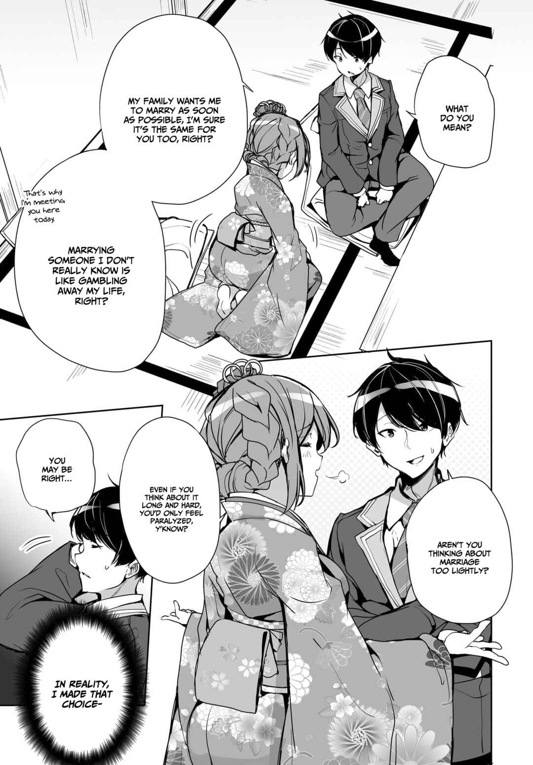 Danshi dato Omotteita Osananajimi tono Shinkon Seikatsu ga Umaku Ikisugiru Ken ni Tsuite Chapter 1.2 - Page 10
