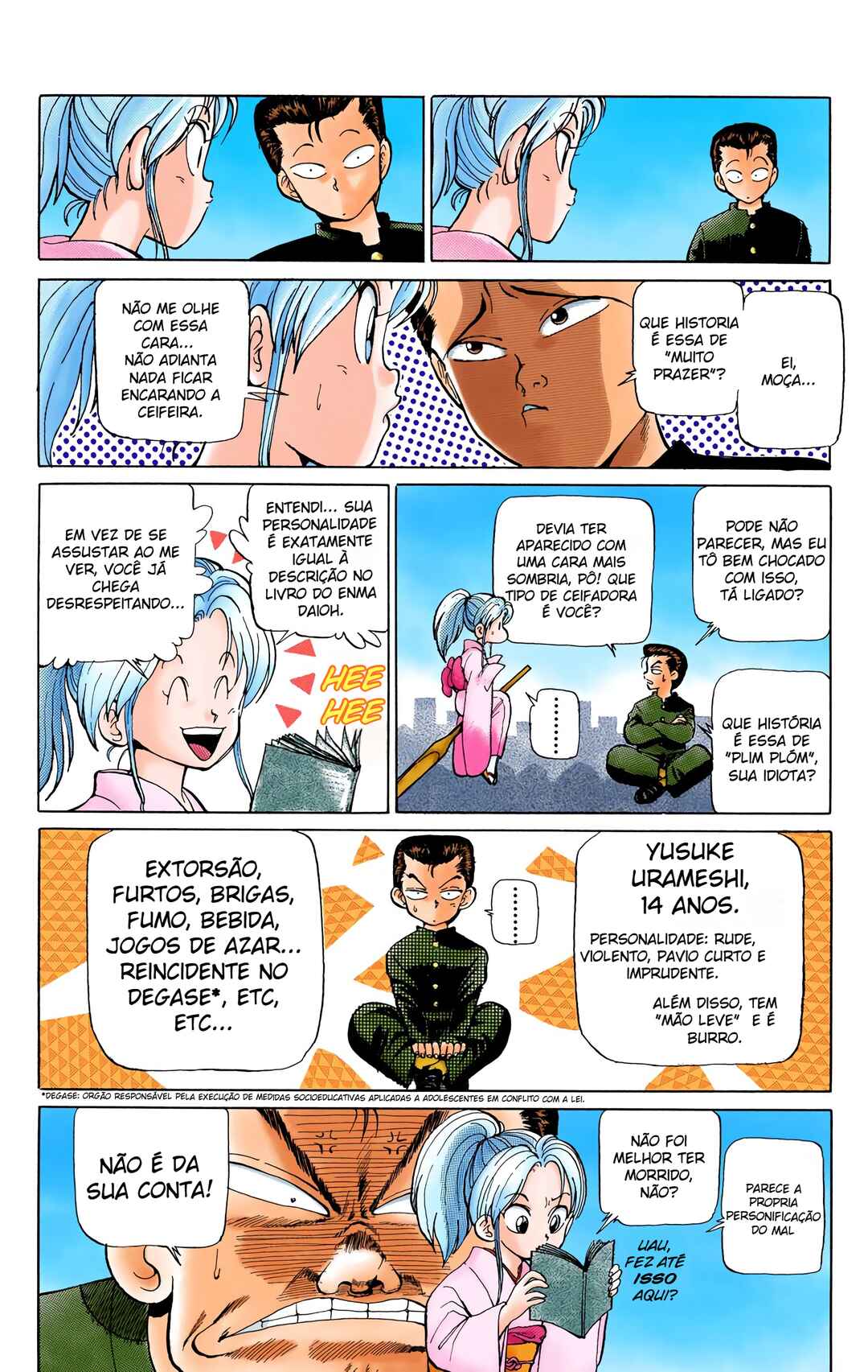 YuYu Hakusho (Official Colored) Chapter 1 - Page 34
