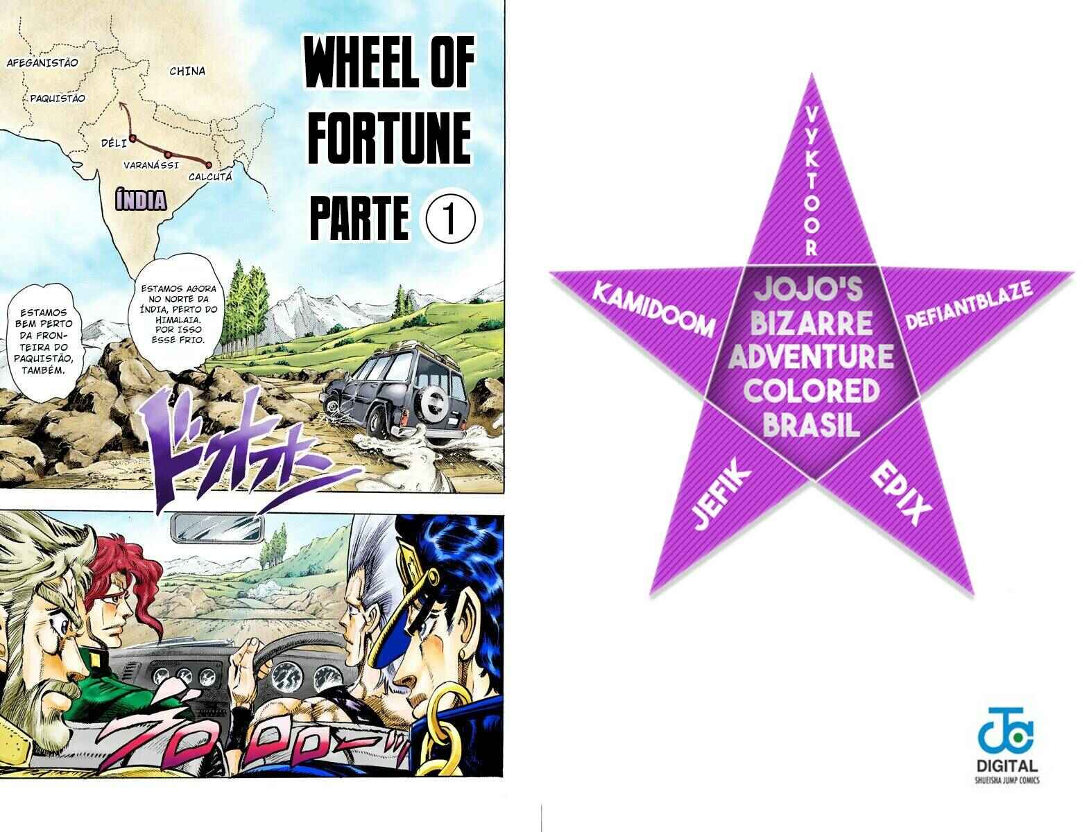JoJo no Kimyou na Bouken: Part 3 - Stardust Crusaders Color-ban Chapter 37 - Page 1
