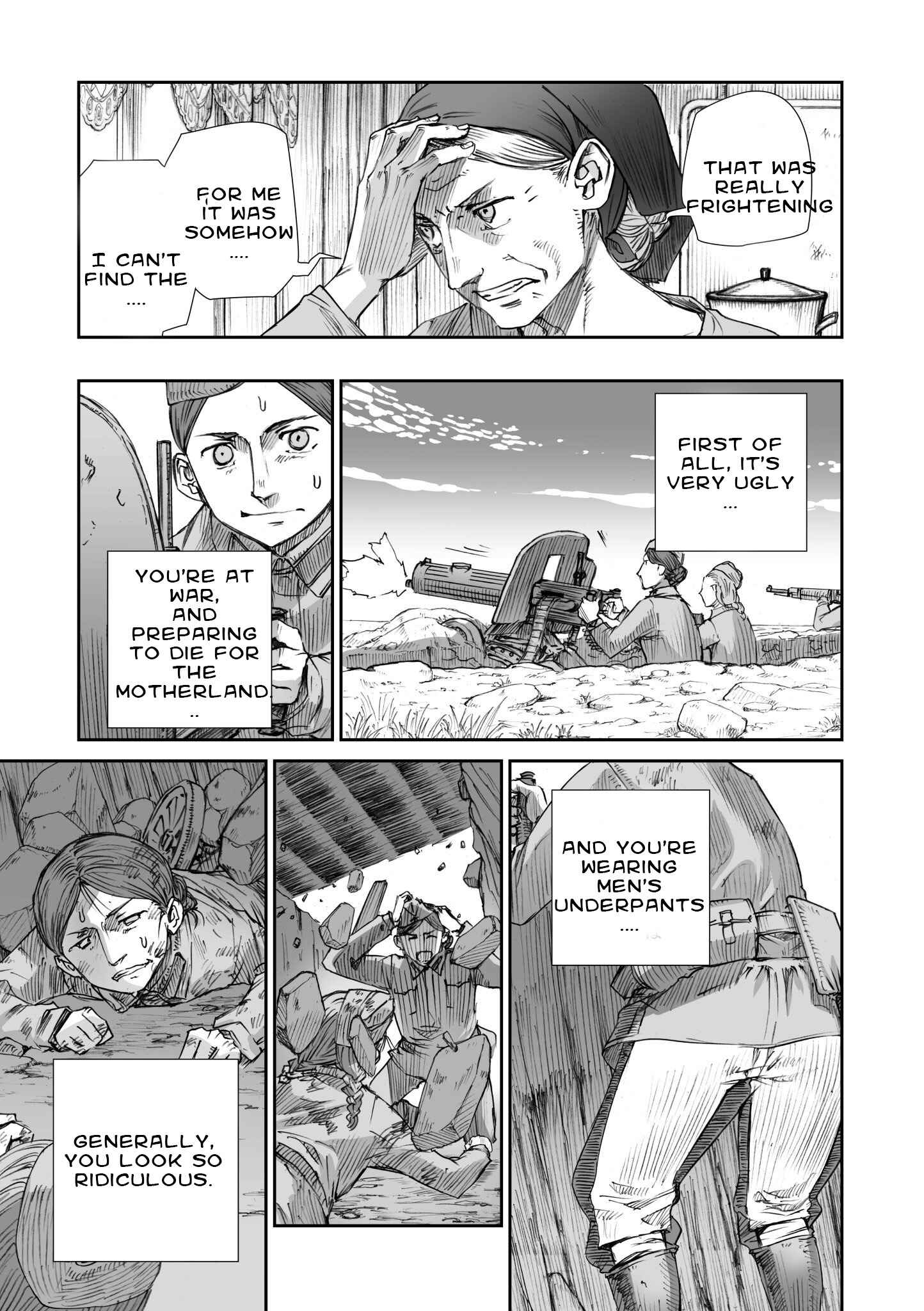 Sensou wa Onna no Kao wo Shiteinai Chapter 7 - Page 27