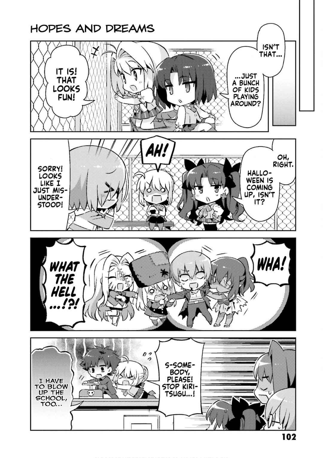 Type-Moon Gakuen - Chibi Chuki! Chapter 55 - Page 12
